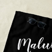 カラフルトロピカル平和のサイン ハワイアン平和愛 ビーチタオル (インサイチュ)