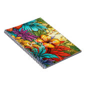 カラフルトロピカル テーマのジャーナル ノートブック (右側)