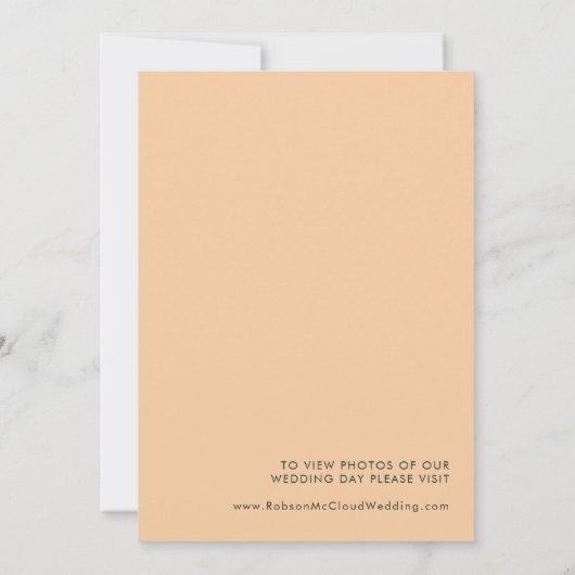 カラフルトロピカル | ピーチ エロープメント発表 招待状 (裏面)