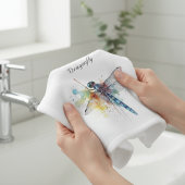 カラフルトンボのカスタマイズ ウォッシュタオル