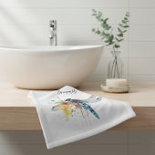 カラフルトンボのカスタマイズ ウォッシュタオル