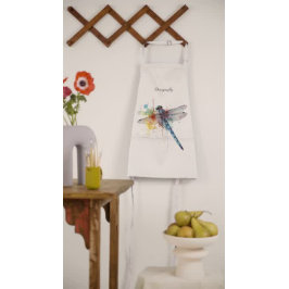 カラフルトンボのカスタマイズ エプロン