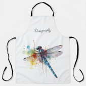 カラフルトンボのカスタマイズ エプロン (正面)