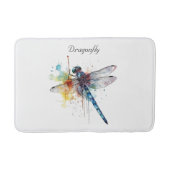 カラフルトンボのカスタマイズ バスマット (正面)