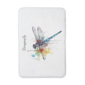 カラフルトンボのカスタマイズ バスマット (正面縦)