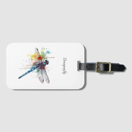 カラフルトンボのカスタマイズ ラゲッジタグ