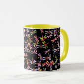 カラフルトンボのパーソナライズされたマグカップ マグカップ (正面右)