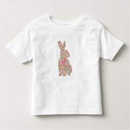 カラフルドットうさぎ トドラーTシャツ