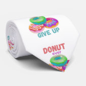 カラフルドヌー与えやる気を起こさせる引用文 ネクタイ (ロール)