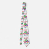 カラフルドヌー与えやる気を起こさせる引用文 ネクタイ (裏面)