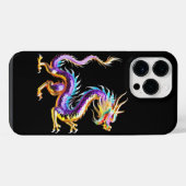 カラフルドラゴン iPhoneケース (裏面横)