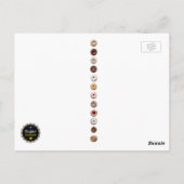 カラフルドーナツはがき ポストカード (裏面)