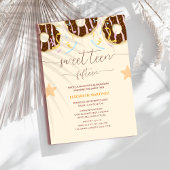 カラフルドーナツ10代のスウィート15キンセアニラ 招待状