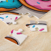 カラフルドーナツ ジグソーパズル (側面)