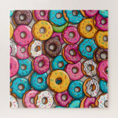 カラフルドーナツ ジグソーパズル (横)