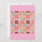 カラフルドーナツ 招待状 (正面)