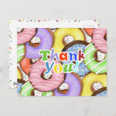 カラフルドーナツSprinklesありがとう ポストカード (正面/裏面)