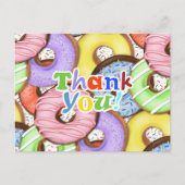 カラフルドーナツSprinklesありがとう ポストカード (正面)