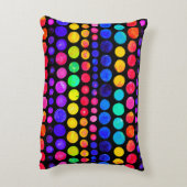 カラフルド絵を描ットのパターン アクセントクッション (裏面(縦))