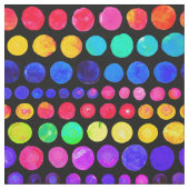 カラフルド絵を描ットのパターン ファブリック (クローズアップ)