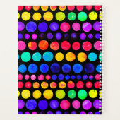 カラフルド絵を描ットのパターン プランナー手帳 (裏面)