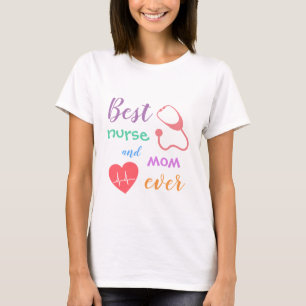 カラフルナース最高のとママのTシャツ Tシャツ
