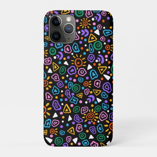 カラフルネオンアブストラクトスマホケース Case-Mate iPhoneケース (裏)