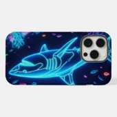 カラフルネオンシャーク iPhoneケース (裏面横)