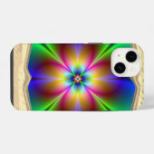カラフルネオンデイジー iPhoneケース (裏面横)