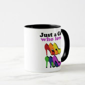 カラフルハイヒール マグカップ (正面右)