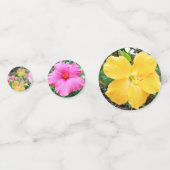 カラフルハイビスカスの花 コンフェッティ (裏面)