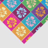 カラフルハイビスカス花柄ギフトラップ 薄葉紙 (詳細)