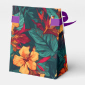 カラフルハイビスカス、イエローオレンジグリーンフローラ フェイバーボックス (裏面サイド)