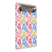 カラフルハイビスカス、花のパターン ミニクリップボード (アングル)