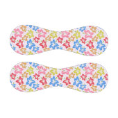 カラフルハイビスカス、花のパターン 野球ボール (パネル)