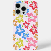 カラフルハイビスカス、花のパターン Case-Mate iPhoneケース (裏面)