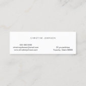 カラフルハサミフェイクオングリッターパステル スキニー名刺 (裏面)