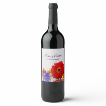 カラフルハッピーイースターエッグズレッドゲルベラ