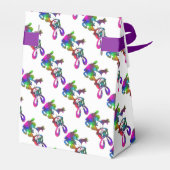 カラフルハッピーイースターバニーかわいい愛用ボックス フェイバーボックス (裏面サイド)