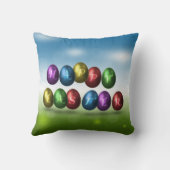 カラフルハッピーイースター卵 クッション (裏面)