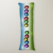 カラフルハッピーイースター卵 ボディピロー (正面縦)