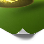 カラフルハッピーイースター卵 ポスター (角)