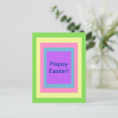 カラフルハッピーイースター シーズンポストカード (スタンド正面)