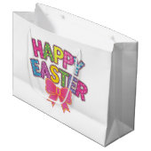 カラフルハッピーイースター ラージペーパーバッグ