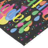 カラフルハッピーバースデーパーティーテーブルランナー ショートテーブルランナー (コーナー)