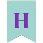 カラフルハッピーバースデーパーティー動物 バンティングフラッグ (第1の旗)