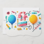 カラフルハッピーバースデーフェスティバルバルーン&ギフト (裏面)