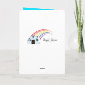 カラフルハッピーバースデー カード (裏面)