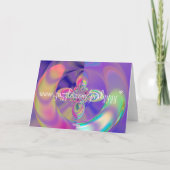 カラフルハッピーバースデー! カード (裏面)