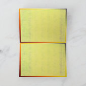 カラフルハッピーバースデー カード (内部)